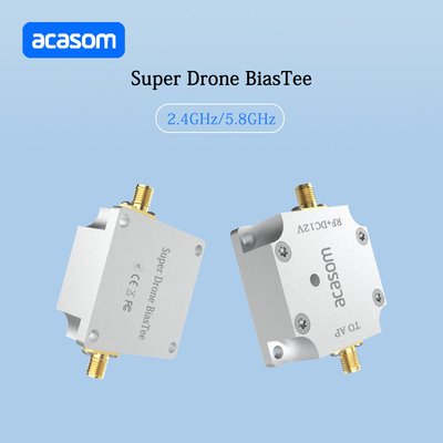 12V Super Drone Bias Tee Низкая потеря вставки ≤0,4 дБ для входной мощности ≤40 дБм и 2,4-2,5 ГГц