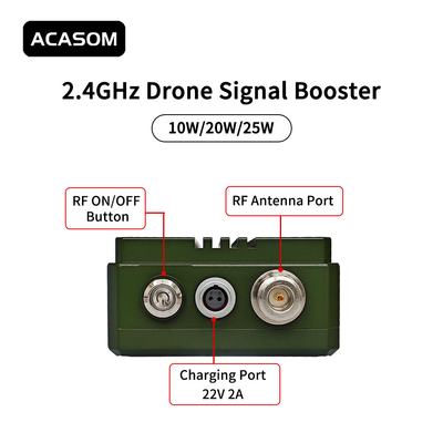 Коммерческий 40dBm 10W дрон 2.4 ГГц усилитель сигнала для расширенной дальности