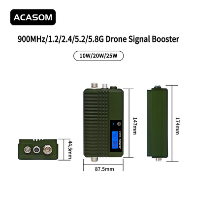 Устойчивые 10W 20W 25W FPV дронные усилители сигнала от 900 МГц до 5,8 ГГц